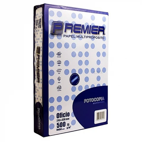 Papel fotocopia - oficio 500 HJ / 75 GR -EQUALIT