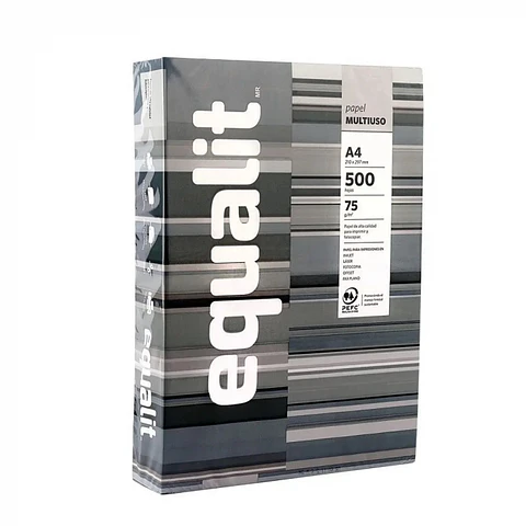 Papel fotocopia - a4 500 HJ / 75 GR -EQUALIT