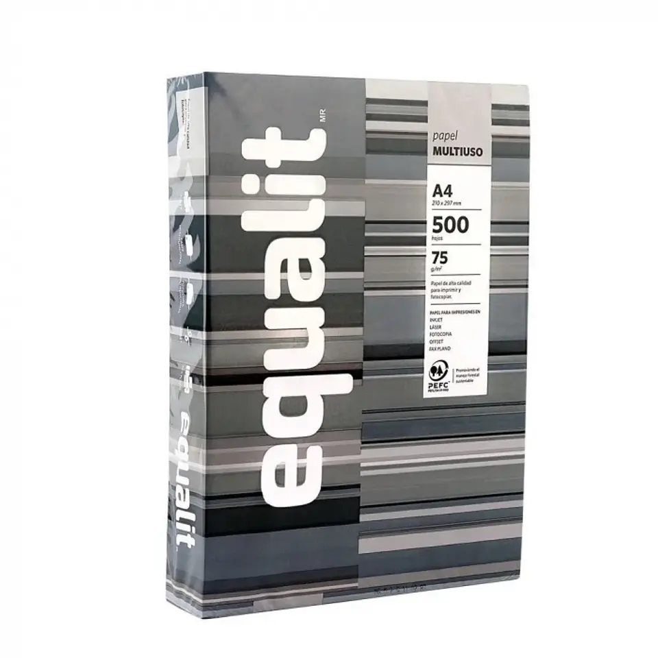 Papel fotocopia - a4 500 HJ / 75 GR -EQUALIT 1