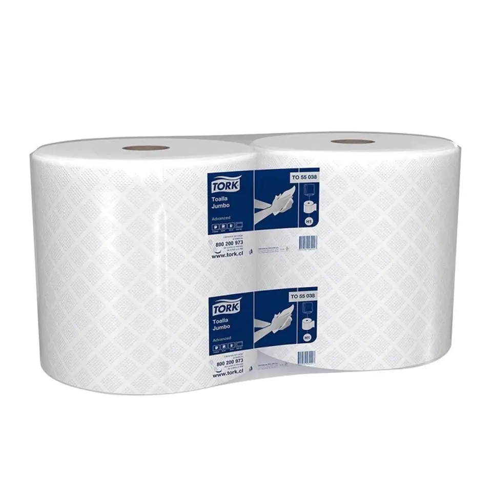 Toalla de papel jumbo h/s advanced 310 MT x 2 ROLLOS -TORK 1