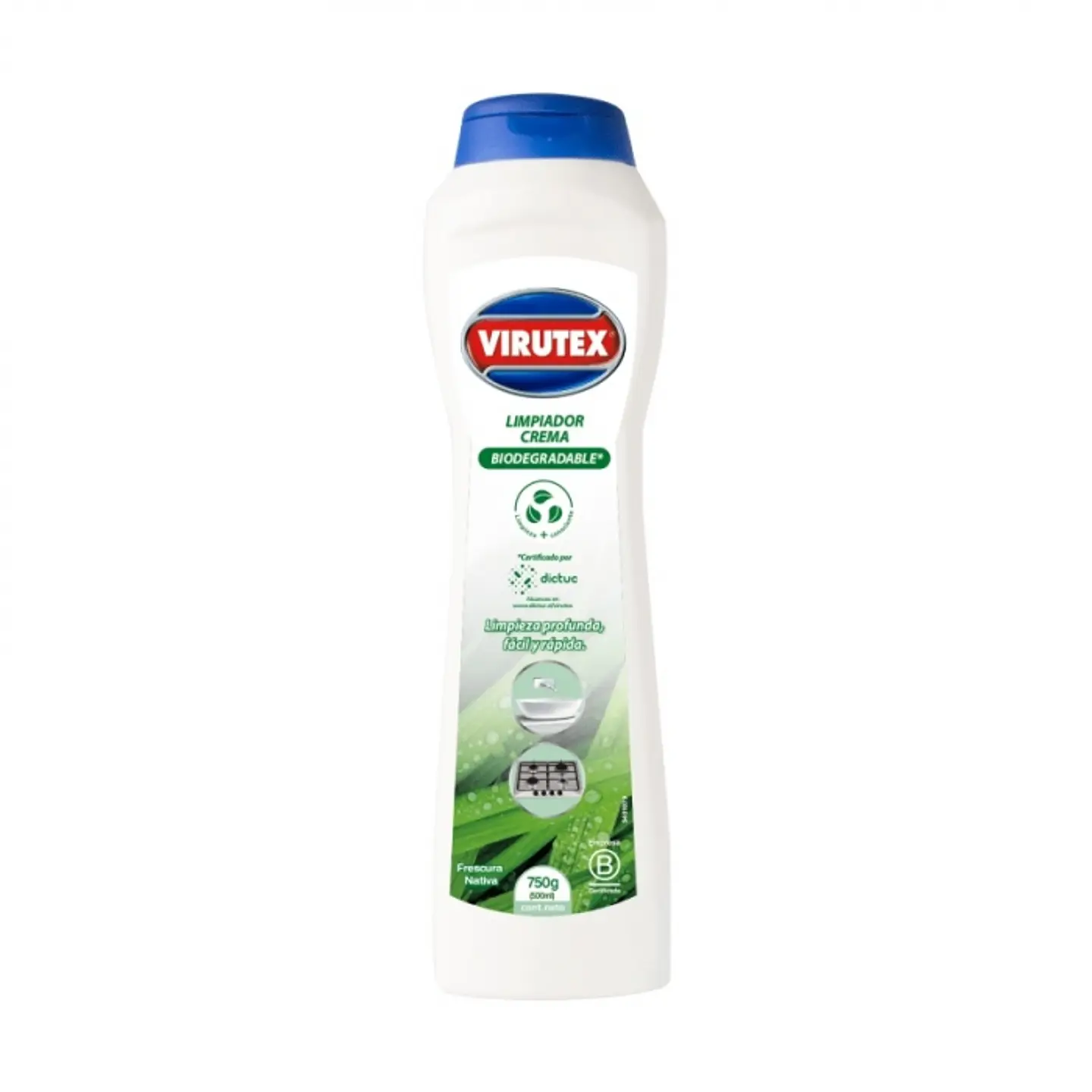 Limpiador Crema - Biodegradable 500 ML / 750 GR VIRUTEX 1