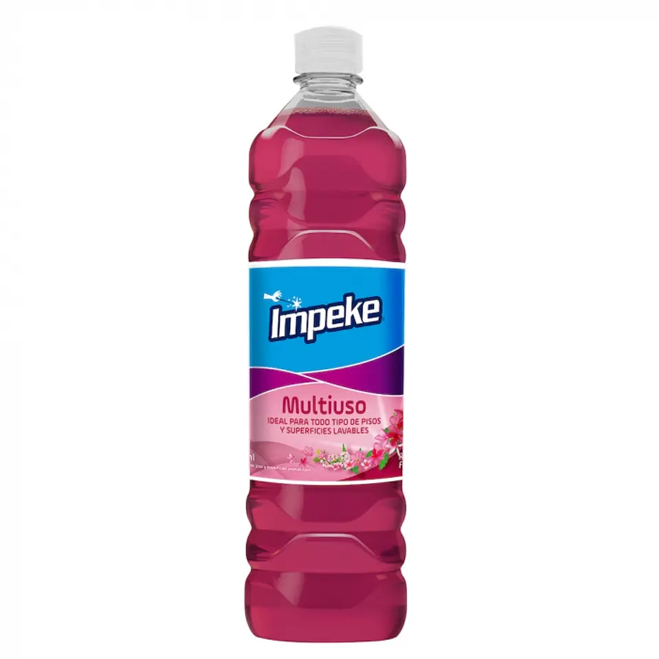Limpiador de piso con desinfectante - floral 900 ML -IMPEKE 1