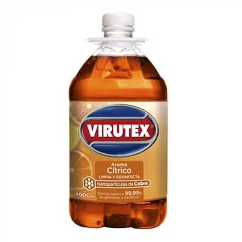 Limpiador de piso desinfectante - cítrico 4 LT -VIRUTEX
