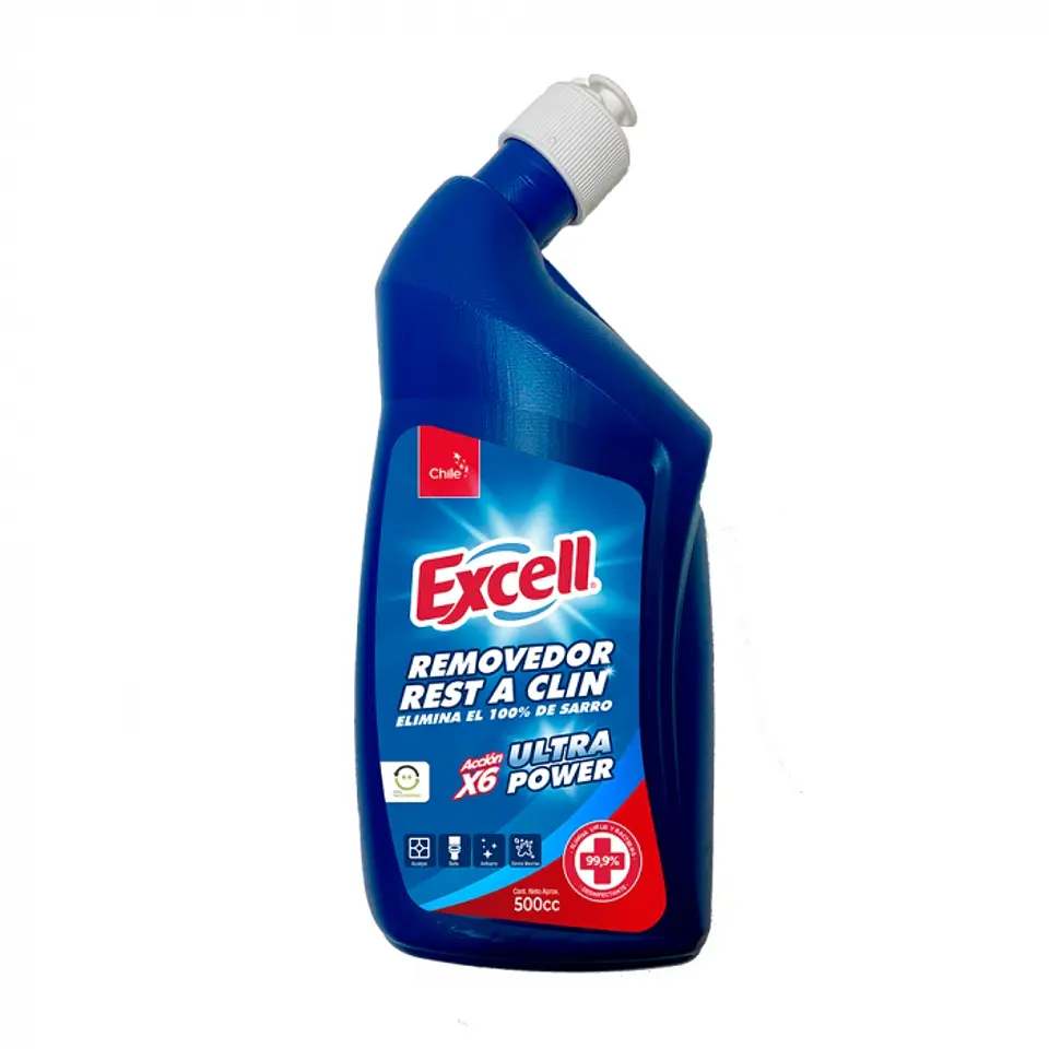 Limpiador baño wc removedor rest a clin 500 ML -EXCELL 1