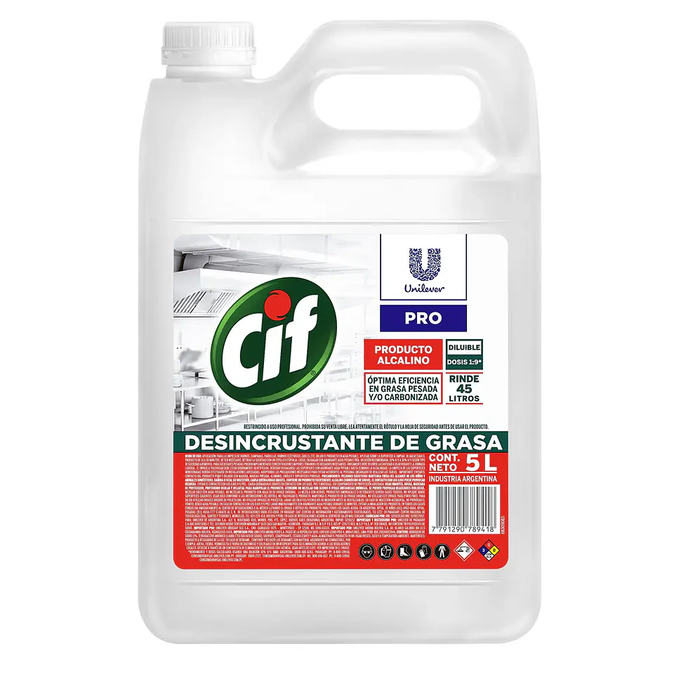 Desincrustante de Grasa 5L CIF 1
