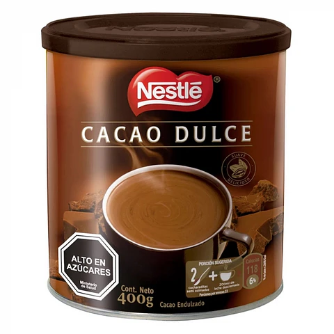 Chocolate cacao dulce en polvo tarro 400 GR -NESTLÉ