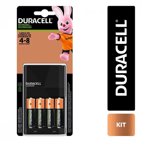 Cargador de pilas aa / aaa + 4 pilas aa -DURACELL