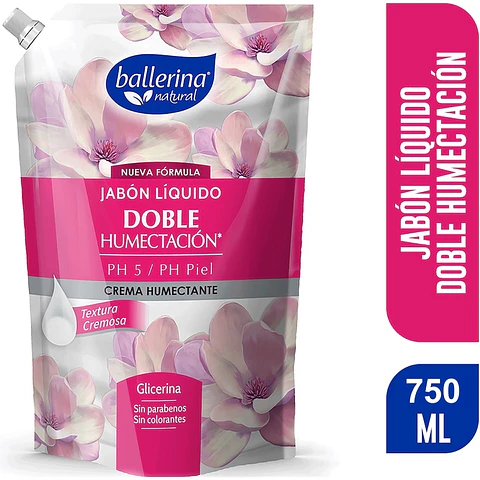 Jabón líquido - crema humectante 750 ML -BALLERINA