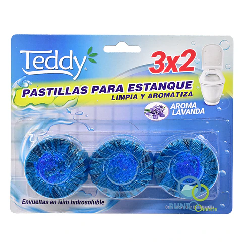 Pastilla para estanque paquete 3 unidades TEDDY