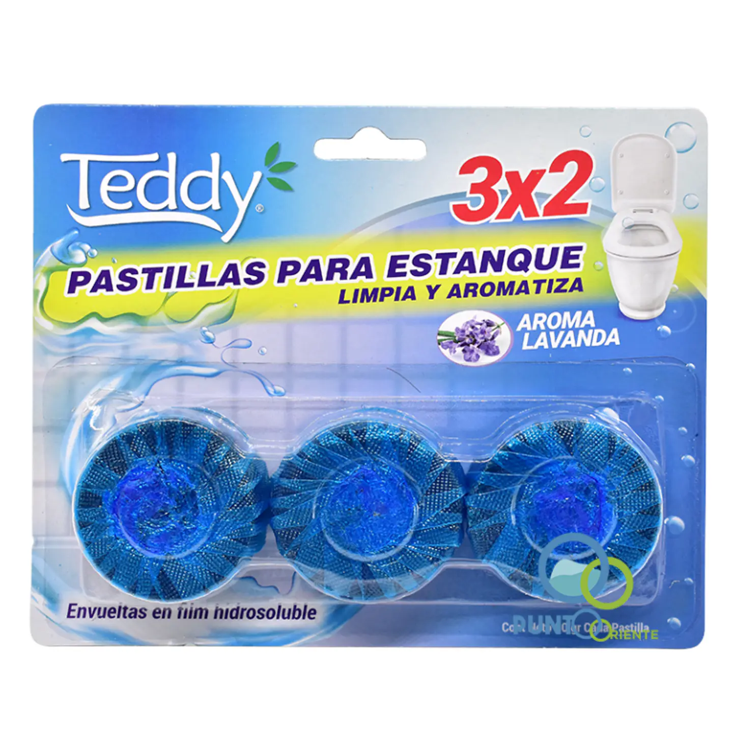 Pastilla para estanque paquete 3 unidades TEDDY 1