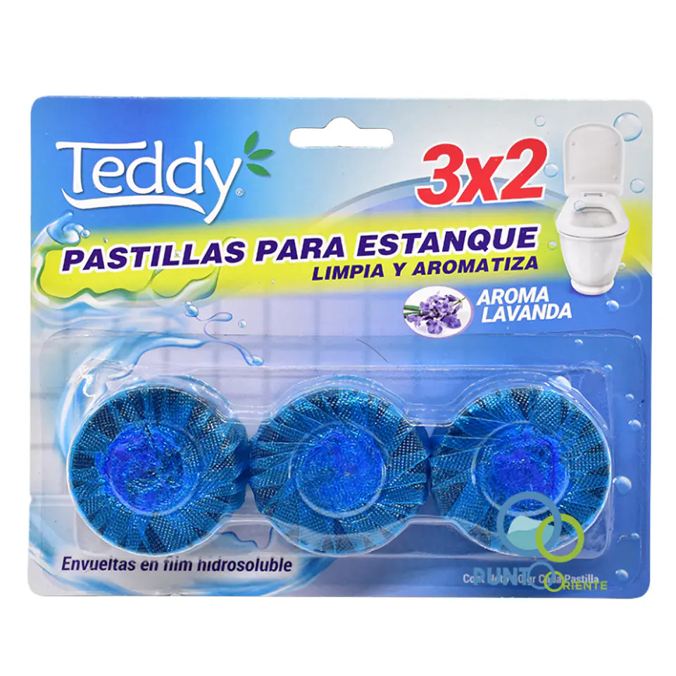 Pastilla para estanque paquete 3 unidades TEDDY 1