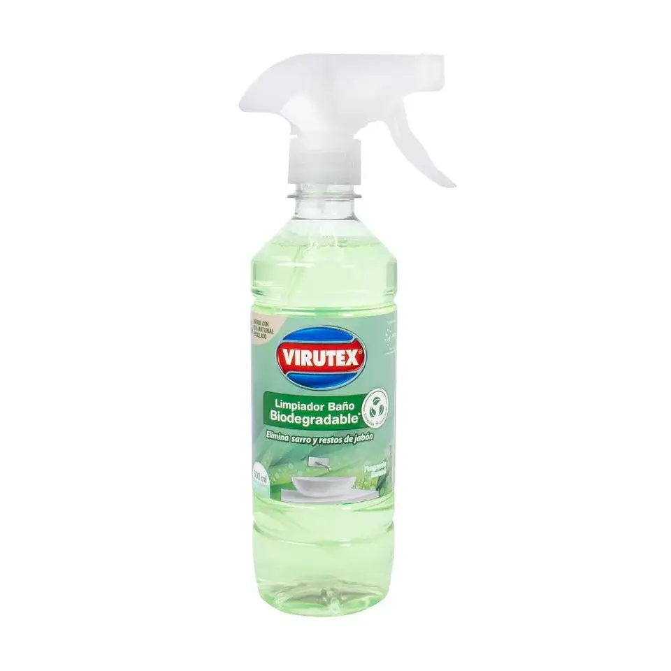 Limpiador baño desincrustante aroma bambú con gatillo 500 ML -VIRUTEX 1