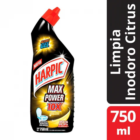 Limpiador baño wc removedor de sarro power plus citrus 750 ML -HARPIC