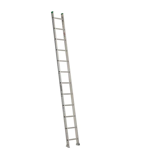 Escalera de aluminio recta 3.6 m 12 peldaños