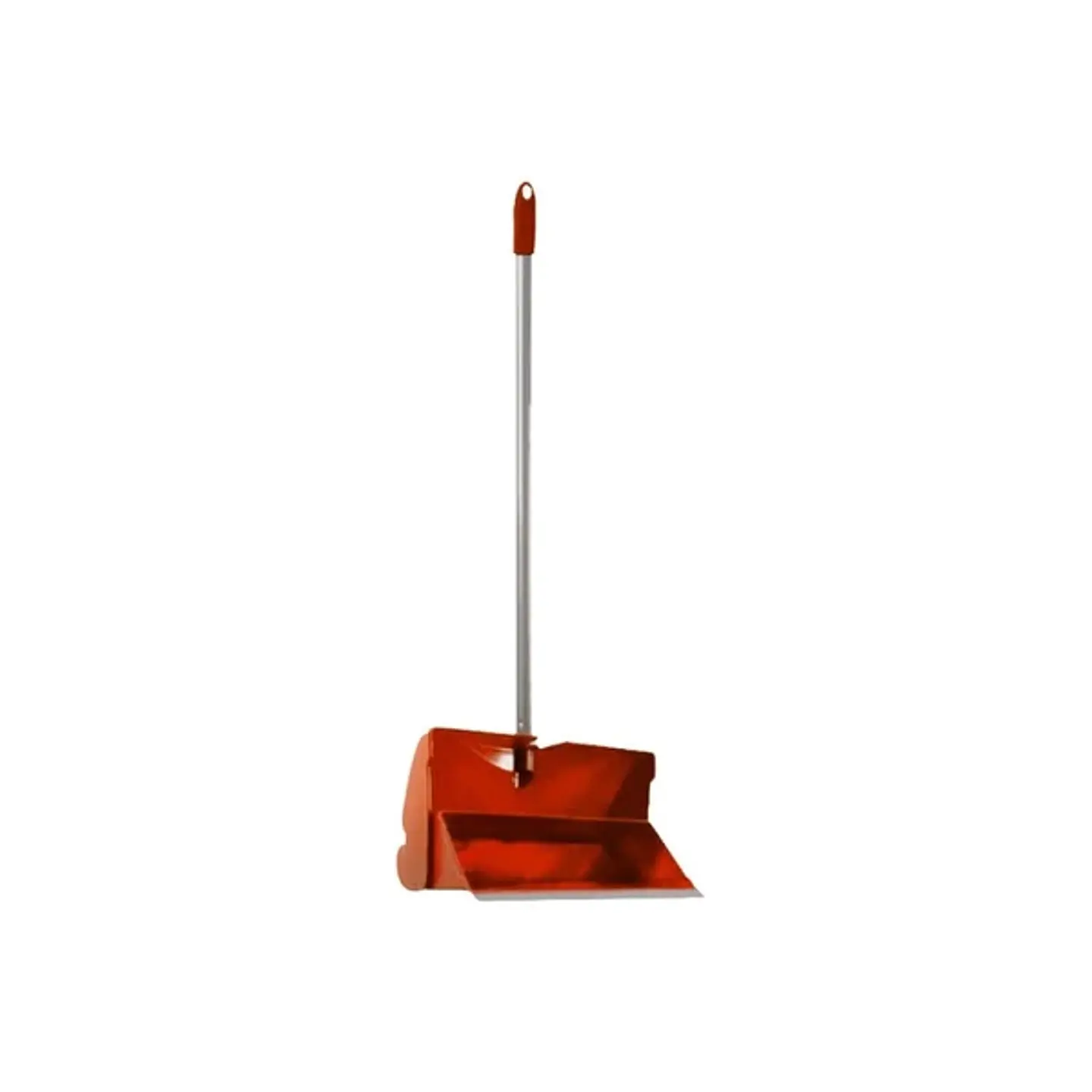 Pala de basura vaivén con mango metálico color rojo - -VIRUTEX PRO 1