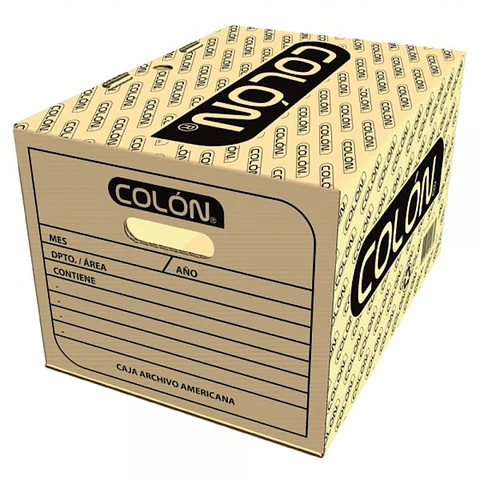 Caja de archivo AMERICANA -COLÓN