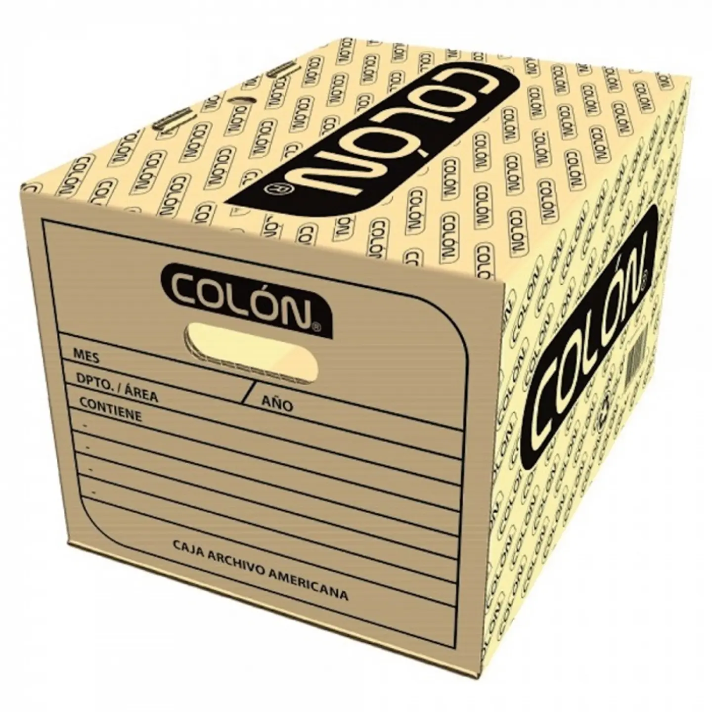 Caja de archivo AMERICANA -COLÓN 1