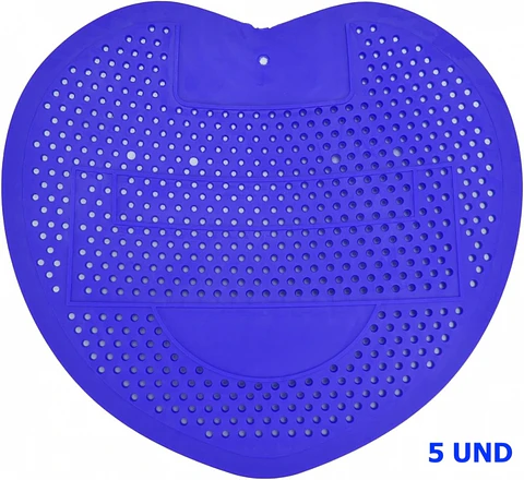 Tapete urinario aromático color azul PACK 5 UND -GENÉRICO