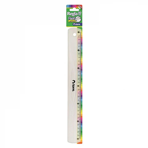 Regla plástica biselada 30 CM - TORRE