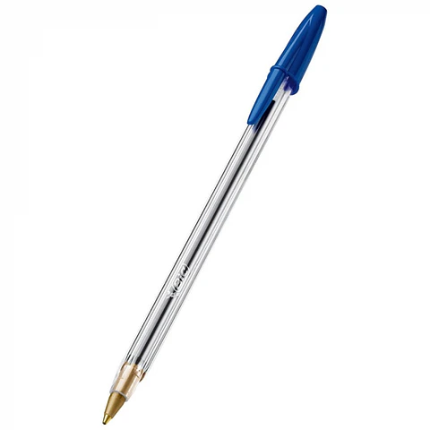 Lápiz pasta punta media cristal AZUL -BIC