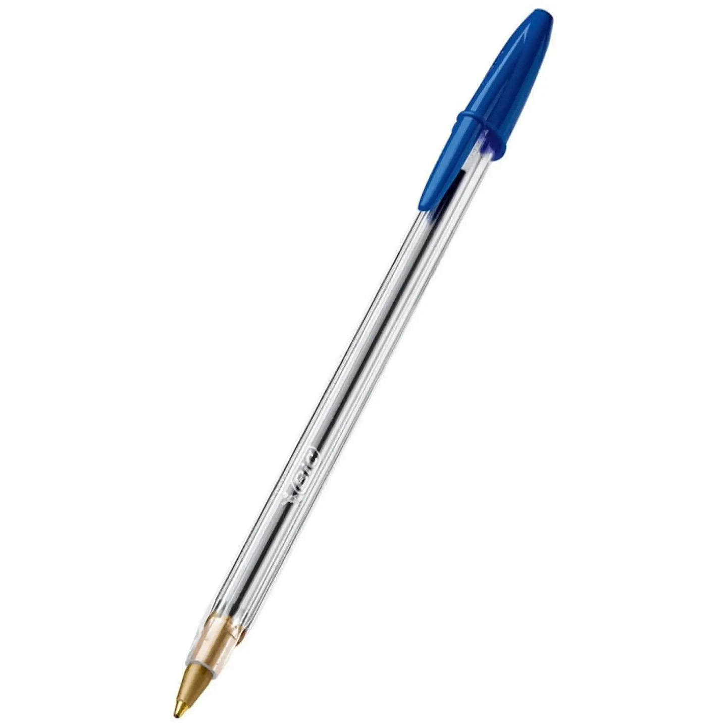 Lápiz pasta punta media cristal AZUL -BIC 1
