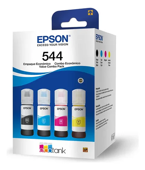 Pack 4 tintas Epson T544