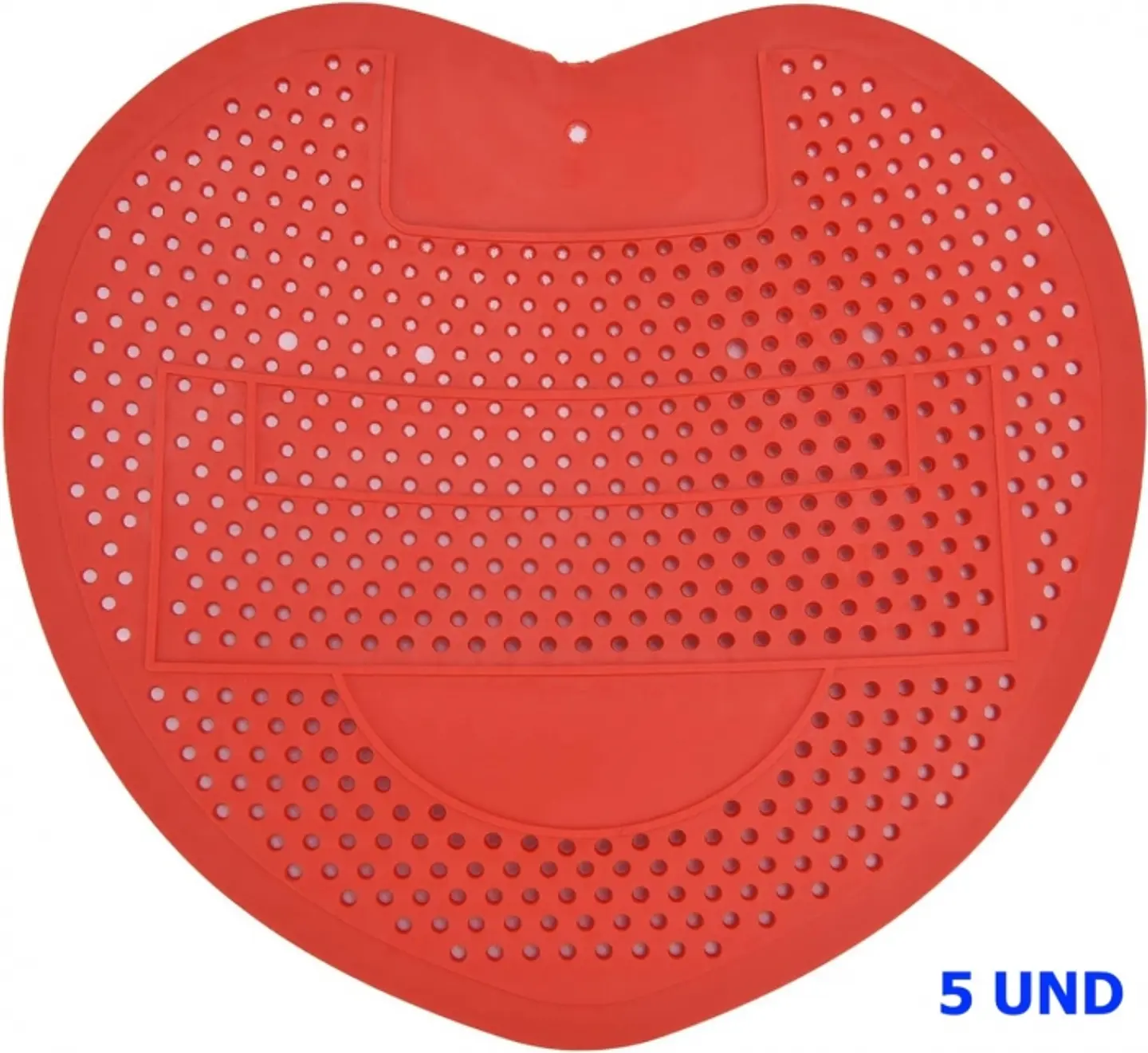 Tapete urinario aromático color rojo PACK 5 UND -GENÉRICO 1