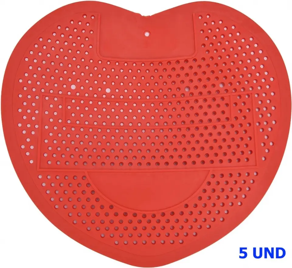 Tapete urinario aromático color rojo PACK 5 UND -GENÉRICO 1