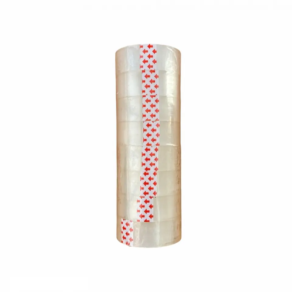 Cinta Adhesiva Transparente Económica 18 MM x 30 MT - Pack 12 UND - Tecnigom 1