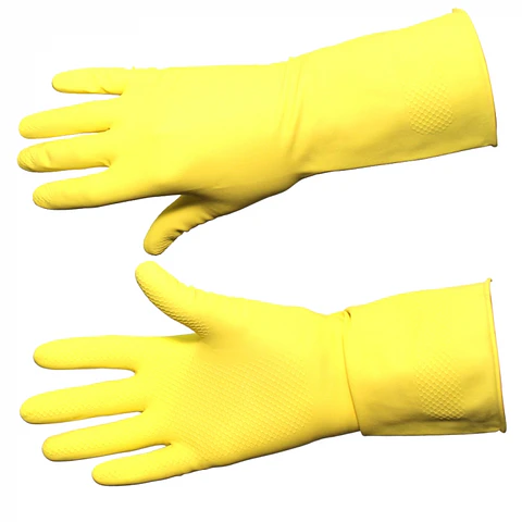 Guante latex domestico amarillo TALLA M -GENÉRICO