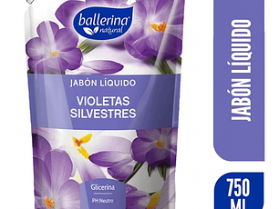 Jabón líquido - violetas silvestres 750 ML -BALLERINA