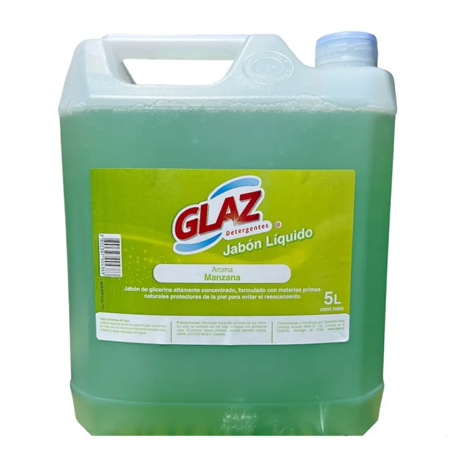 Jabón Líquido - Manzana Verde 5 LT Glaz 1