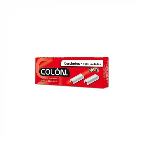 Caja corchete 26/6 5.000 UND -COLÓN