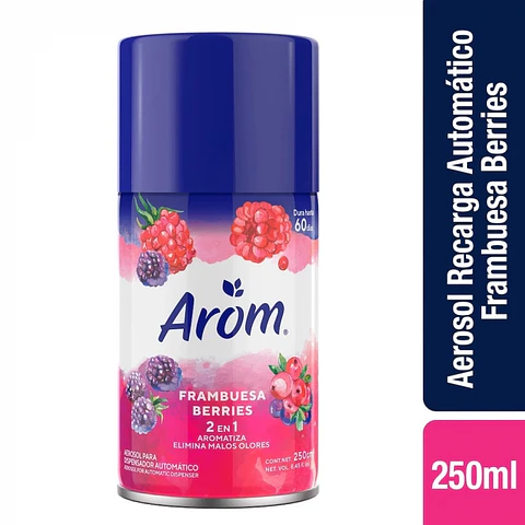 Recarga aromatizacion aut. - Frambuesa berries 250 ML -AROM