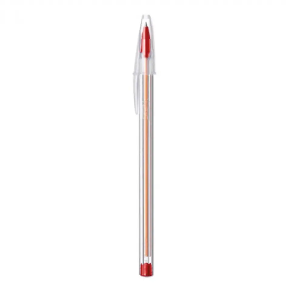 Lápiz pasta punta fina orange ROJO -BIC 1