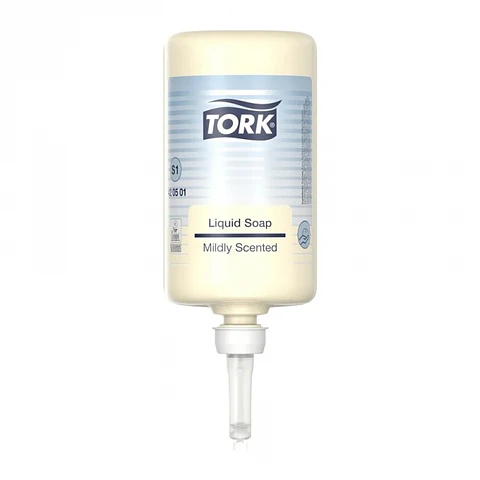Jabón premium líquido suave mild 1 LT x 6 UND -TORK  S1