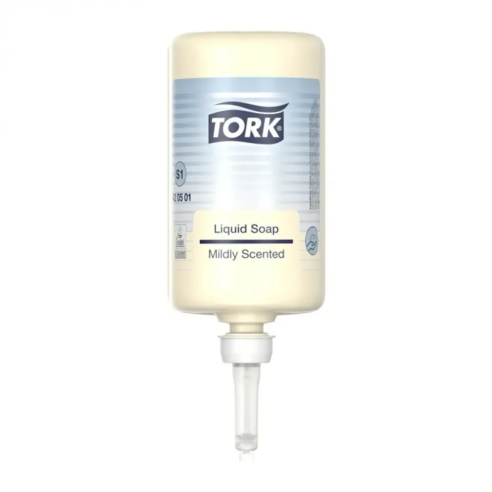 Jabón premium líquido suave mild 1 LT x 6 UND -TORK  S1 1