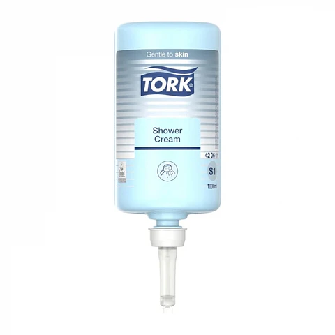 Jabón premium líquido shower cream 1 LT x 6 UND -TORK S1