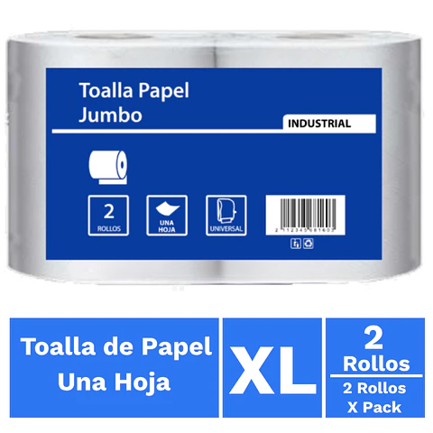 Toalla Jumbo XL 170 MT/ Para dispensador