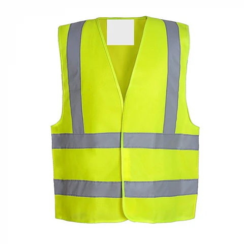 Chaleco reflectante doble cinta color amarillo TALLA XL -GENÉRICO