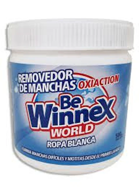 Removedor de manchas winnex . ropa blanca  500 GR -WINNEX