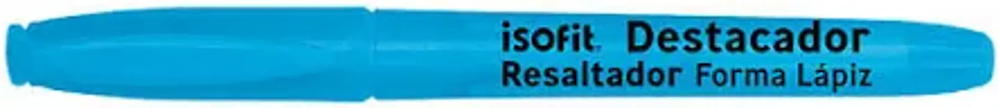 Destacador tipo lápiz CELESTE -ISOFIT 1