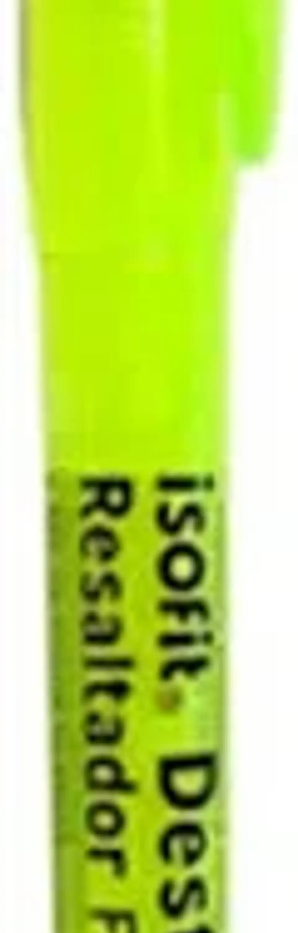 Destacador tipo lápiz AMARILLO -ISOFIT 1