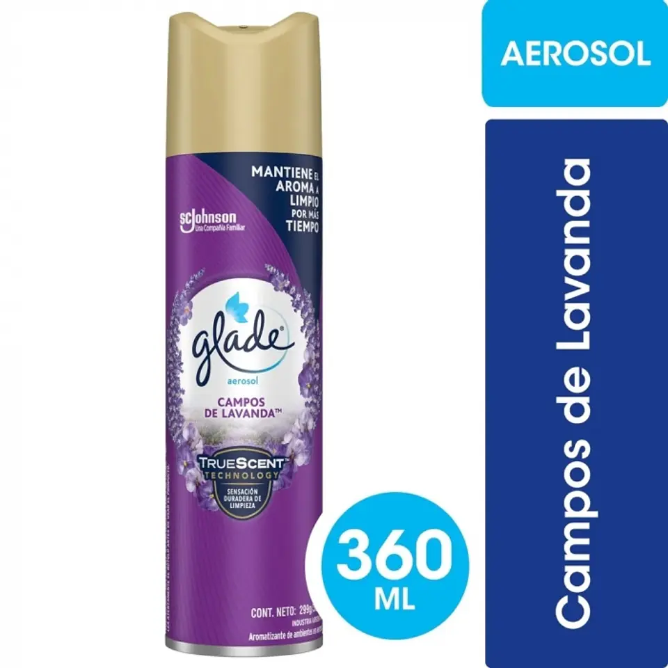 Desodorante Ambiental -GLADE- Campos de Lavanda 360 ML 1