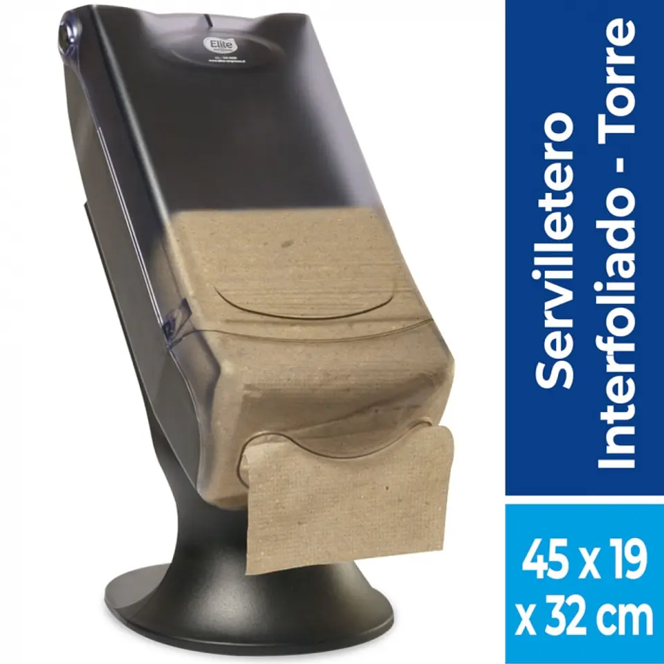 Dispensador servilleta torre interfoliada PLÁSTICO -ELITE 1