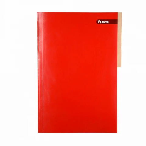 Carpeta pigmentada cartón rojo OFICIO -TORRE