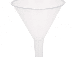 Embudo Plástico Blanco 12,5 CM