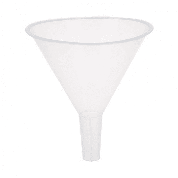 Embudo Plástico Blanco 12,5 CM 1