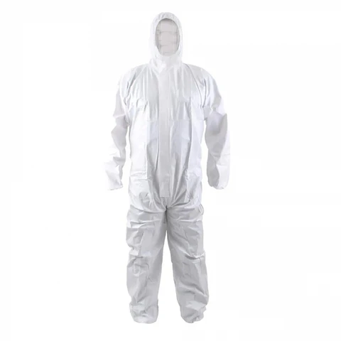 Overol buzo desechable blanco TALLA XL -CLEANCARRIER
