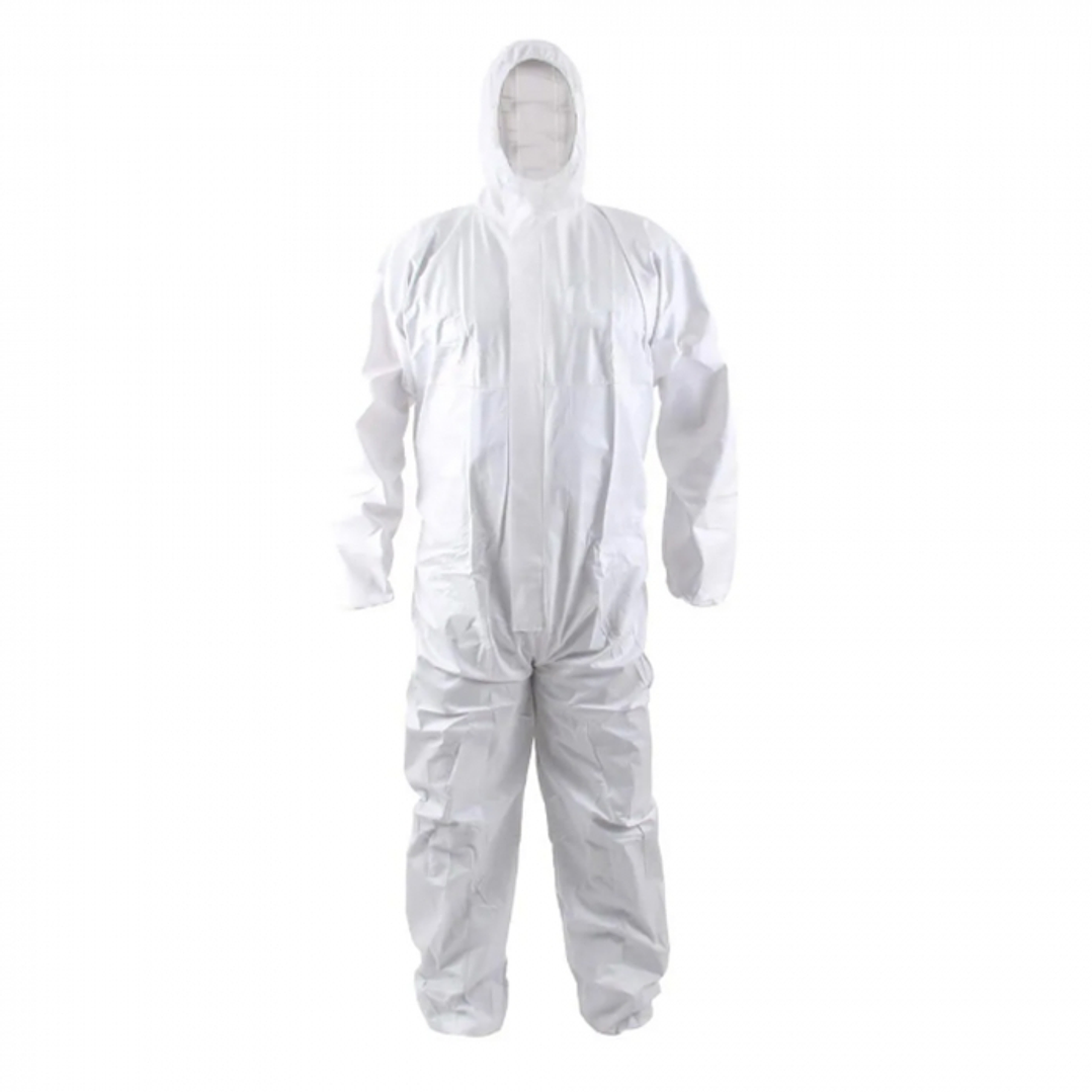 Overol buzo desechable blanco TALLA XL -CLEANCARRIER 1